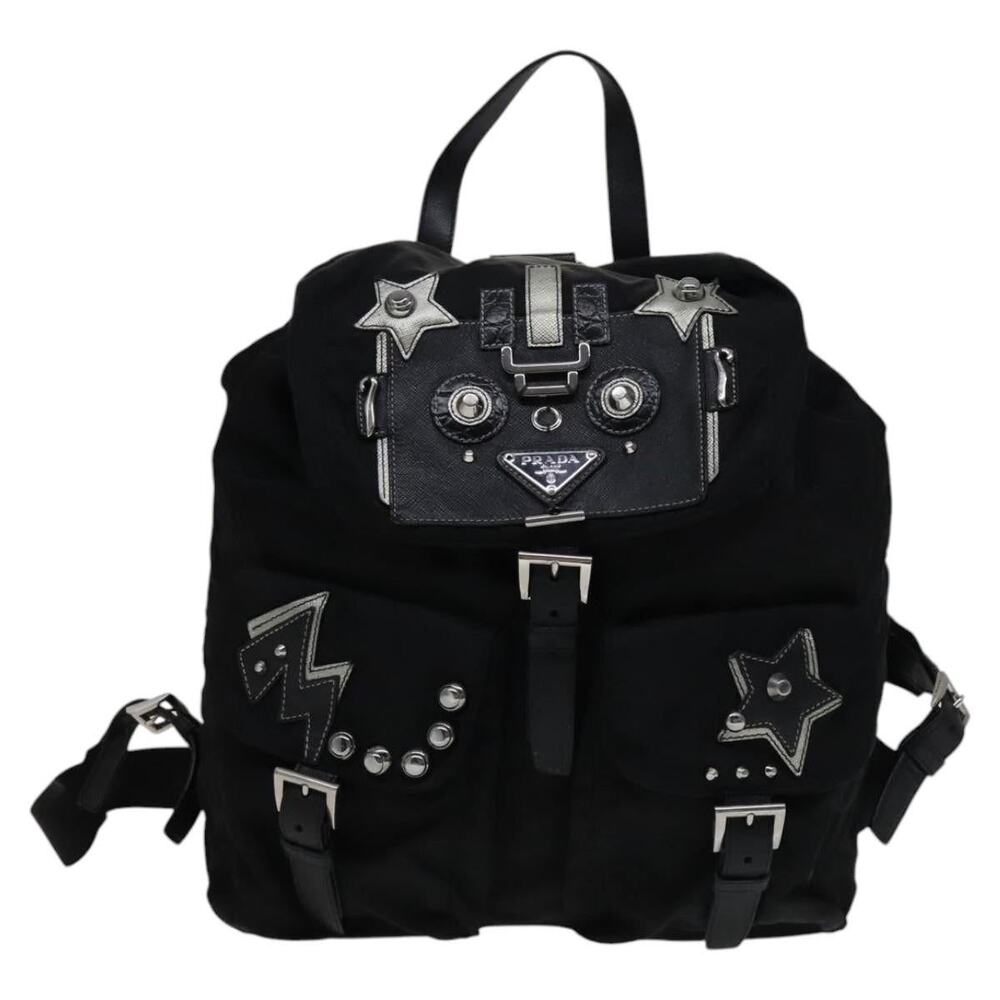 Prada Tessuto Backpack Black